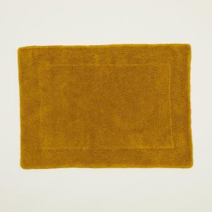 Bath Mats |   Simple Terry Bath Mat – Mustard Bath Mats Bath Mats