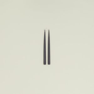 Candles + Tapers |   Hand Dipped Taper Set  – Charcoal Candles + Tapers Candles + Tapers