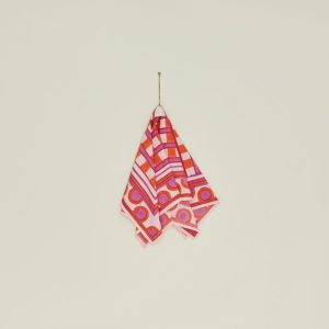 Cleaning |   Block Printed Dish Cloth – Block Printed Red Plaid Cleaning Block Printed Red Plaid