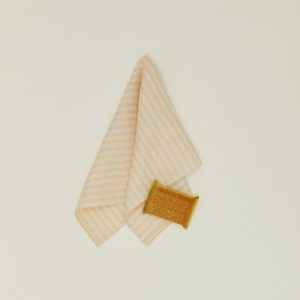 Cleaning |   Chambray Stripe Kitchen Towel – Yellow Cleaning Cleaning