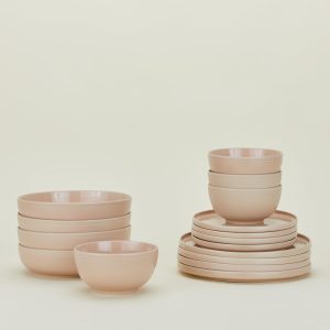 Dinnerware |   Essential Dinnerware, 16 Piece Set – Blush Dining Blush