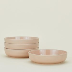 Dinnerware |   Essential Low Bowl, Set of 4 – Blush Dining Blush