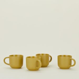 Dinnerware |   Essential Mug, Set of 4 – Mustard Dining Dinnerware