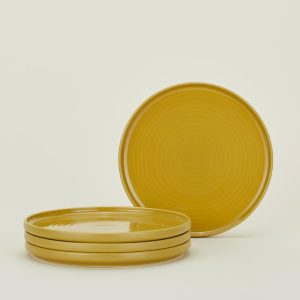 Dinnerware |   Essential Salad Plate, Set of 4 – Mustard Dining Dinnerware