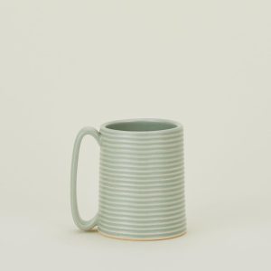 Dinnerware |   Tall Ribbed Mug – Seafoam Dining Dinnerware