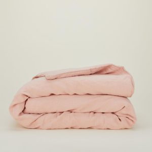 Duvets |   Simple Linen Duvet – Blush Bed + Bath Blush