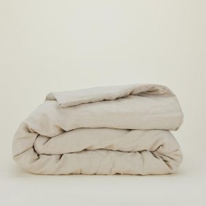 Duvets |   Simple Linen Duvet – Flax Bed + Bath Duvets