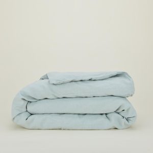 Duvets |   Simple Linen Duvet – Sky Bed + Bath Duvets