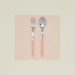 Flatware |   Bistrot Serving Set – Nude Pink Dining Flatware