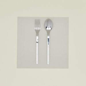 Flatware |   Bistrot Serving Set – White Dining Flatware