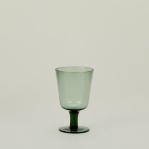 Glassware + Barware |   Stemmed Wine Glass – Jade Dining Glassware + Barware