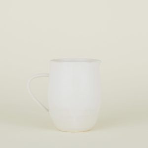 Glassware + Barware |   Stoneware Pitcher – Eggshell Dining Eggshell