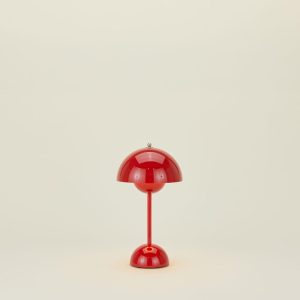 Lighting + Furniture |   Flowerpot Portable Lamp – Red Decor Lighting + Furniture