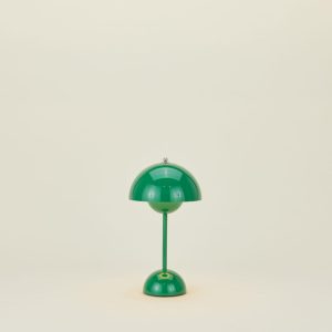 Lighting + Furniture |   Flowerpot Portable Lamp – Signal Green Decor Lighting + Furniture