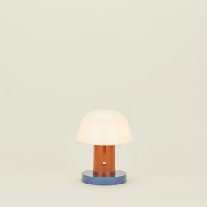 Lighting + Furniture |   Setago Rechargeable Lamp – Rust Decor Lighting + Furniture