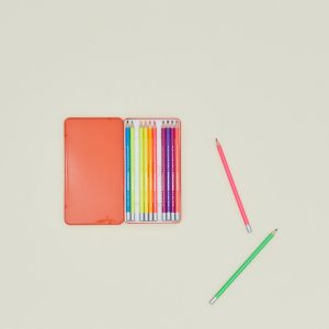 Office + Games |   Neon Colored Pencils, Set of 12 Decor Office + Games