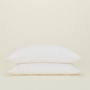 Pillows + Shams |   Simple Linen Pillowcases, Set of 2 – Petal Bed + Bath Petal