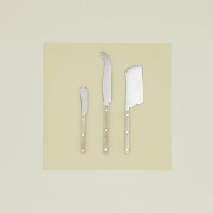 Serveware |   Bistrot Set of 3 Cheese Knives – Faux Horn Dining Serveware