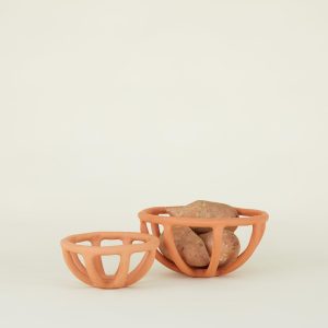 Serveware |   Prong Bowl – Terracotta Dining Serveware