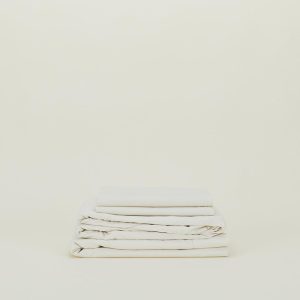 Sheets |   Essential Percale Sheet Set – Ivory Bed + Bath Ivory