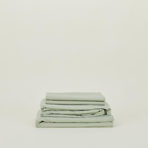 Sheets |   Essential Percale Sheet Set – Sage Bed + Bath Sage