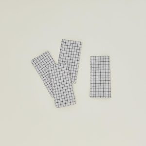 Table Linens |   Checked Linen Napkin, Set of 4 Dining Table Linens