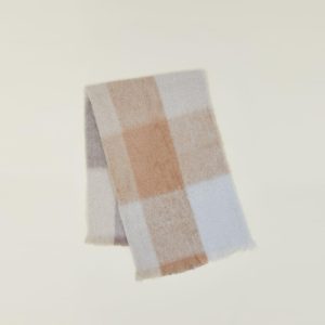 Throws |   Plaid Mohair Throw – Neutral Exploded Plaid Decor Neutral Exploded Plaid