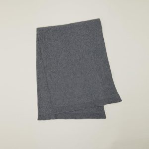 Throws |   Simple Knit Oversized Throw – Grey Decor Grey