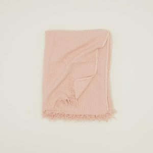 Throws |   Simple Linen Throw – Blush Decor Blush