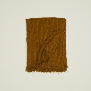 Throws |   Simple Linen Throw – Bronze Decor Bronze