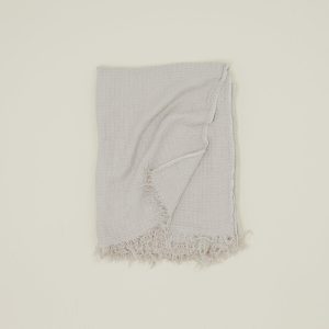 Throws |   Simple Linen Throw – Light Grey Decor Light Grey