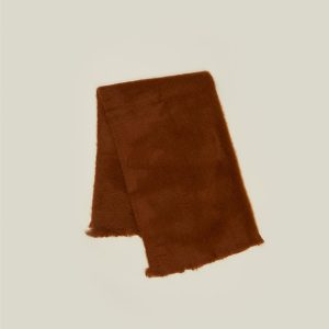 Throws |   Solid Mohair Throw – Terracotta Decor Terracotta