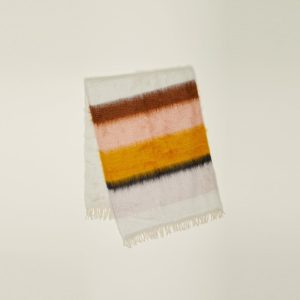 Throws |   Stripe Mohair Throw – Warm Stripe Decor Throws