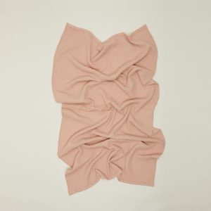 Towels |   Simple Waffle Towel – Blush Bed + Bath Blush