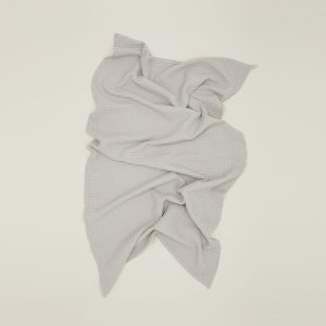 Towels |   Simple Waffle Towel – Light Grey Bed + Bath Light Grey