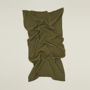 Towels |   Simple Waffle Towel – Olive Bed + Bath Olive