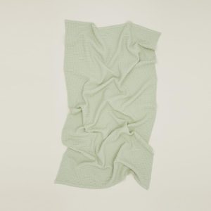 Towels |   Simple Waffle Towel – Sage Bed + Bath Sage