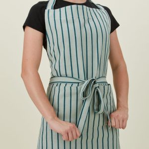 Towels, Trivets + Textiles |   Essential Striped Apron – Sky/Peacock Kitchen Sky/Peacock