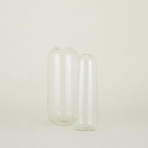 Vases + Bowls |   Aurora Pill Vase – Clear Decor Clear