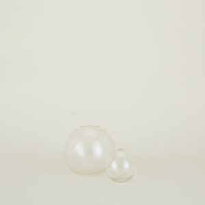 Vases + Bowls |   Aurora Sphere Vase – Clear Decor Clear