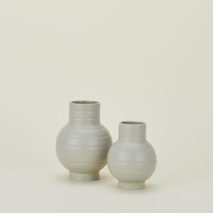 Vases + Bowls |   Essential Ceramic Vase – Light Grey Decor Light Grey