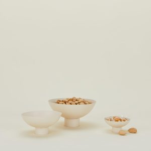 Vases + Bowls |   Essential Footed Bowl – Ivory Decor Ivory