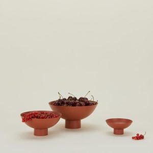 Vases + Bowls |   Essential Footed Bowl – Terracotta Decor Terracotta