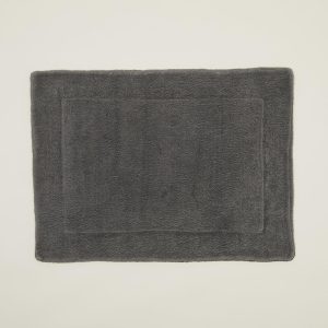 Bath Mats |   Simple Terry Bath Mat – Dark Grey Bath Mats Bath Mats