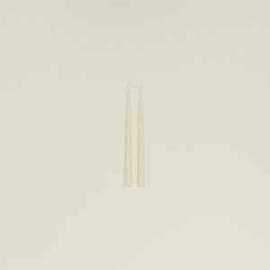 Candles + Tapers |   Hand Dipped Taper Set  – Ivory Candles + Tapers Candles + Tapers