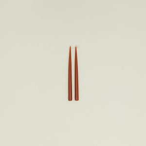 Candles + Tapers |   Hand Dipped Taper Set  – Rust Candles + Tapers Candles + Tapers