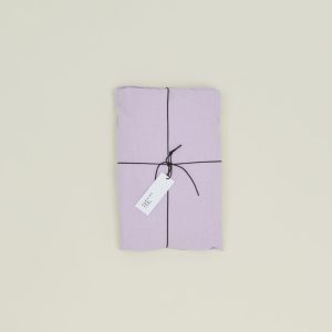 Sheets |   Simple Linen Fitted Sheet – Lilac Bed + Bath Lilac